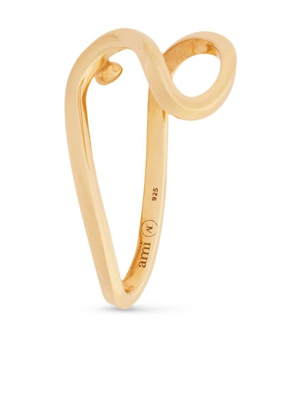 AMI Paris x Alan Crocetti Abstract Heart Ear Cuff - Farfetch