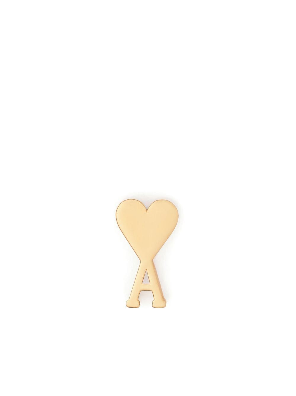 Shop Ami Alexandre Mattiussi Ami De Coeur Single Earring In Gold