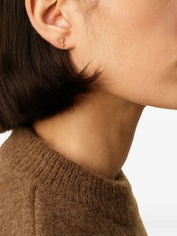 AMI PARIS ピアス AMI Paris AMI DE COEUR ピアス | ゴールドトーン | FARFETCH JP
