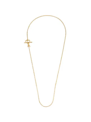 AMI Paris AMI DE COEUR チェーンネックレス | シルバートーン