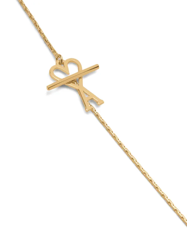 AMI Paris AMI DE COEUR チェーンネックレス | ゴールドトーン