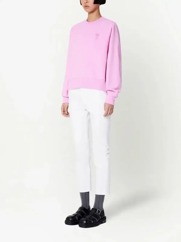 AMI Paris Ami De Coeur スウェットシャツ | ピンク | FARFETCH JP