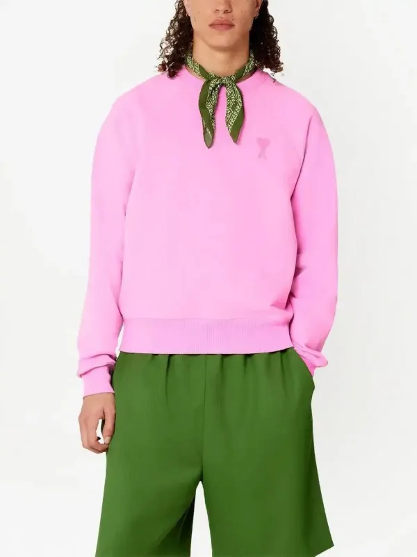 AMI Paris Ami De Coeur スウェットシャツ | ピンク | FARFETCH JP