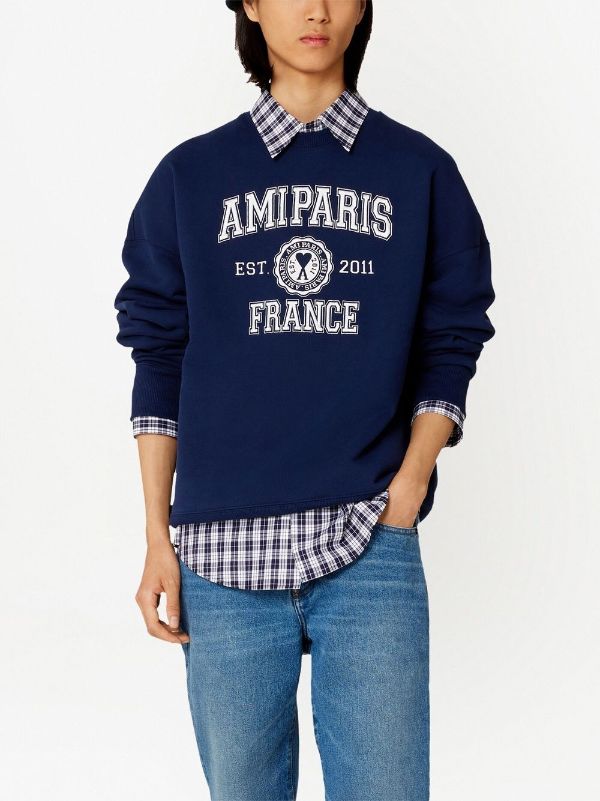 AMI Paris ロゴ スウェットシャツ - Farfetch
