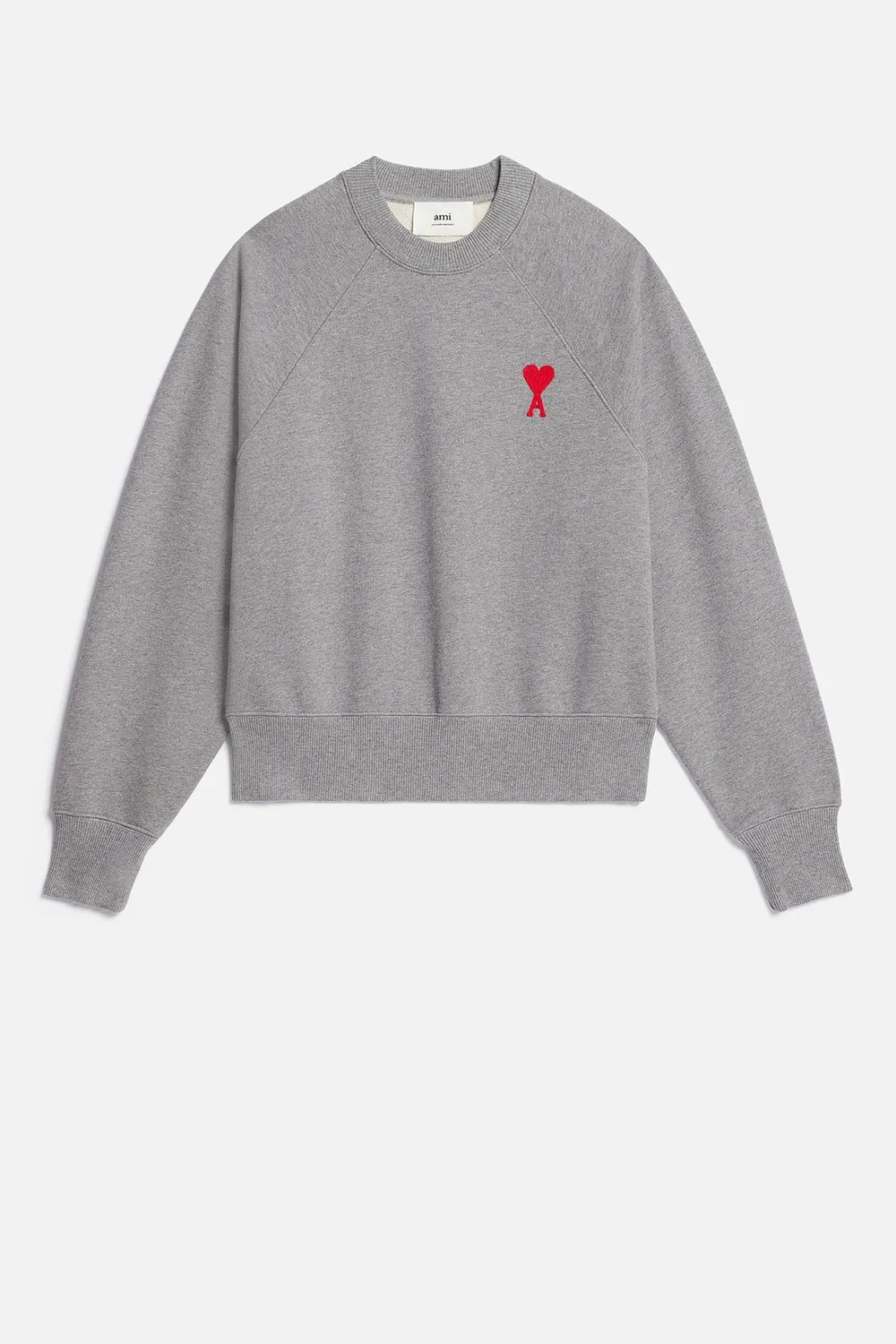 Ami Alexandre Mattiussi Ami De Coeur Crewneck Sweatshirt | ModeSens