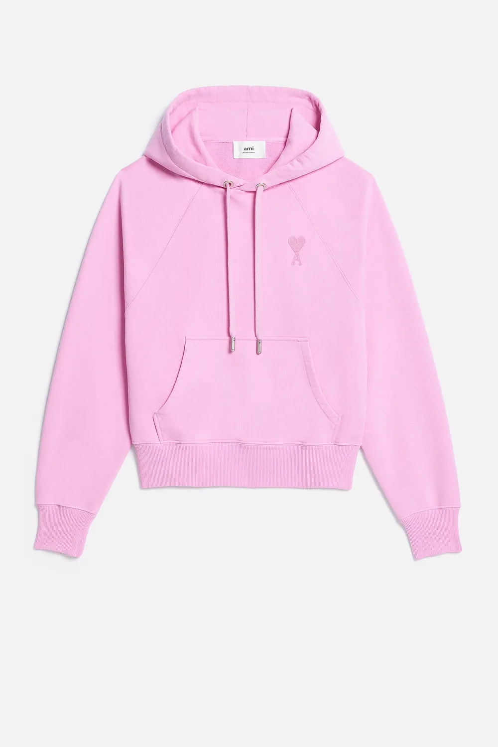 Ami Alexandre Mattiussi Ami De Coeur Logo Embroidered Hoodie