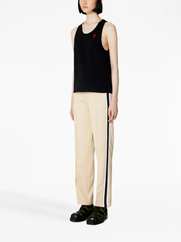 AMI Paris Ami De Coeur Tank Top | Black | FARFETCH