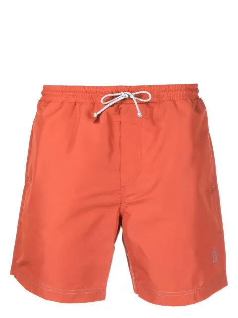 Brunello Cucinelli elastiske badeshorts med snoretræk