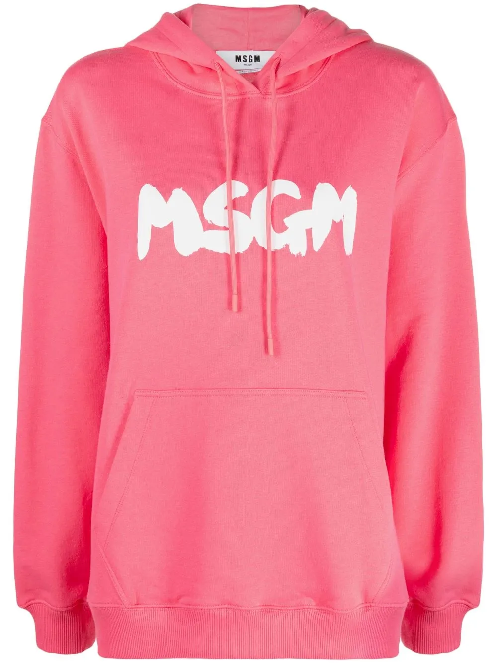 

MSGM logo-print hoodie - Pink