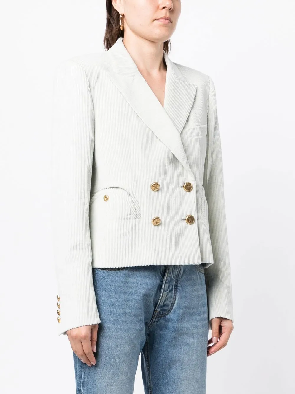 Crescenzo Lapel Lace Up Blazer