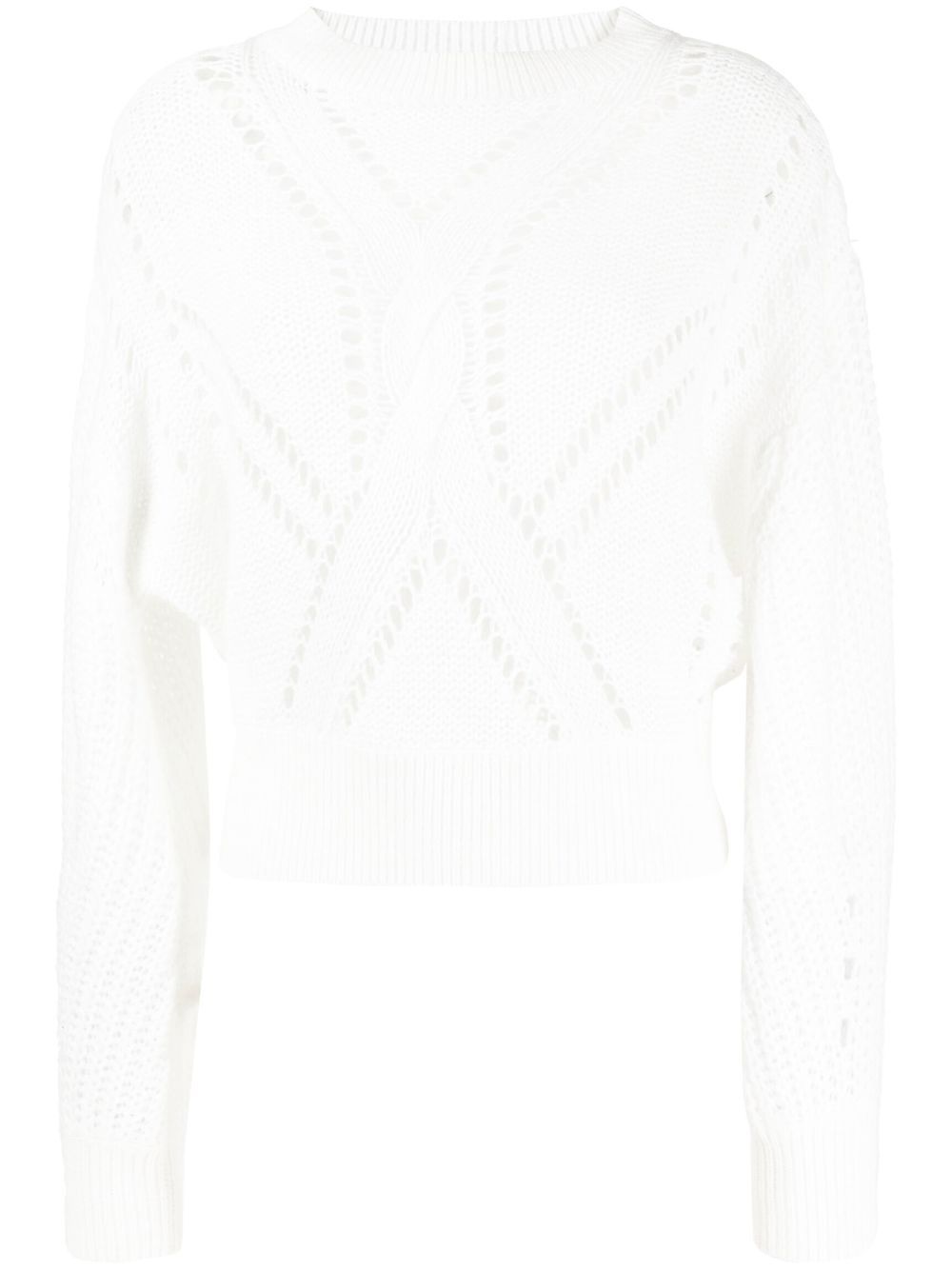 

IRO perforated-knit detail jumper - White