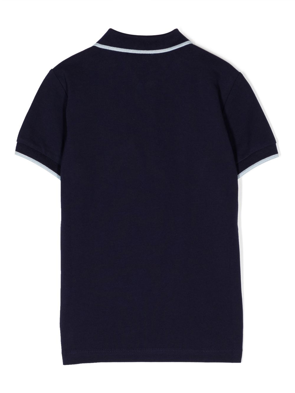 Kenzo Kids Poloshirt met tijgerkop - Blauw