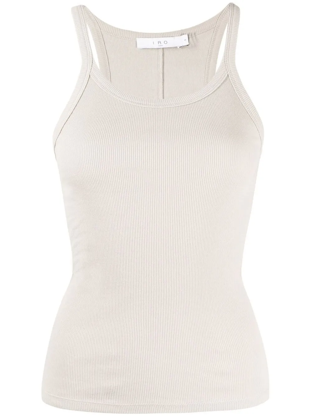 

IRO fine-ribbed tank top - Grey