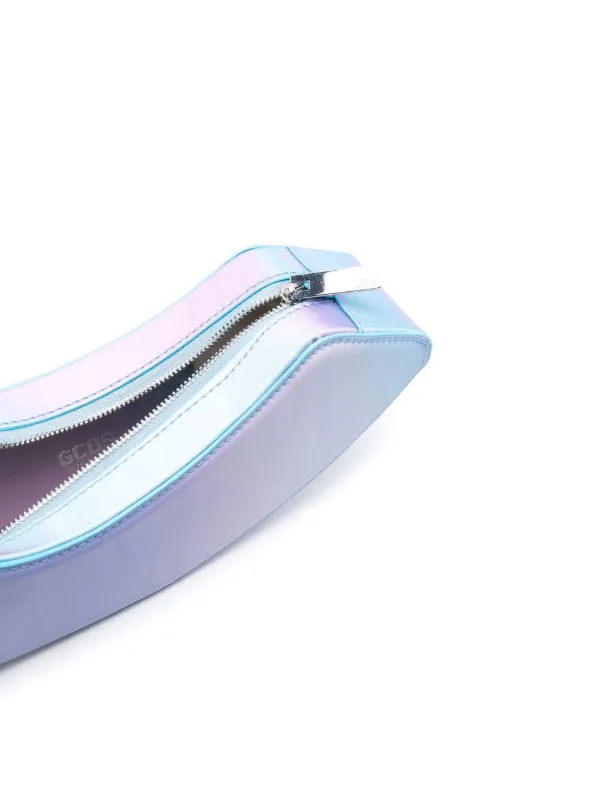 GCDS Comma Holographic Shoulder Bag | Purple | FARFETCH