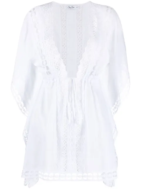 Charo Ruiz Ibiza embroidered draped tunic