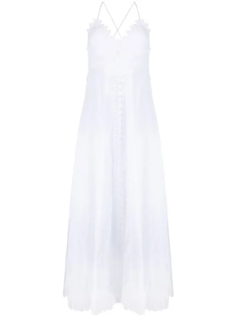 Charo Ruiz Ibiza embroidered V-neck maxi dress