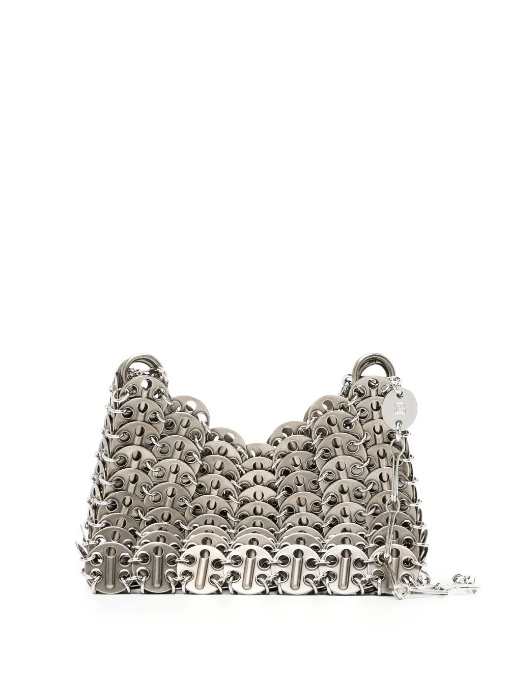 

Paco Rabanne Nano 1969 chainmail mini bag - Grey