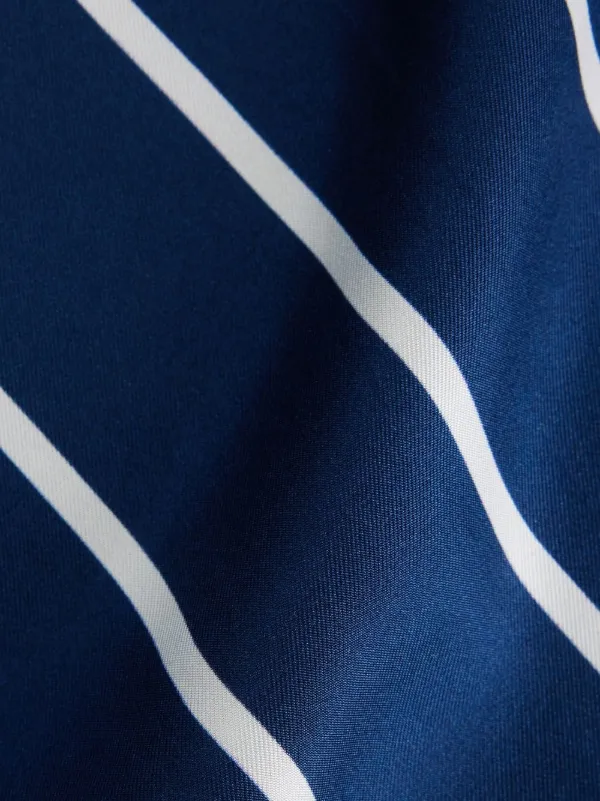 ★★AMI PARIS★★ Striped Short Sleeve Shirt Navy HSH203SE00 19595018_44151513_600.jpg
