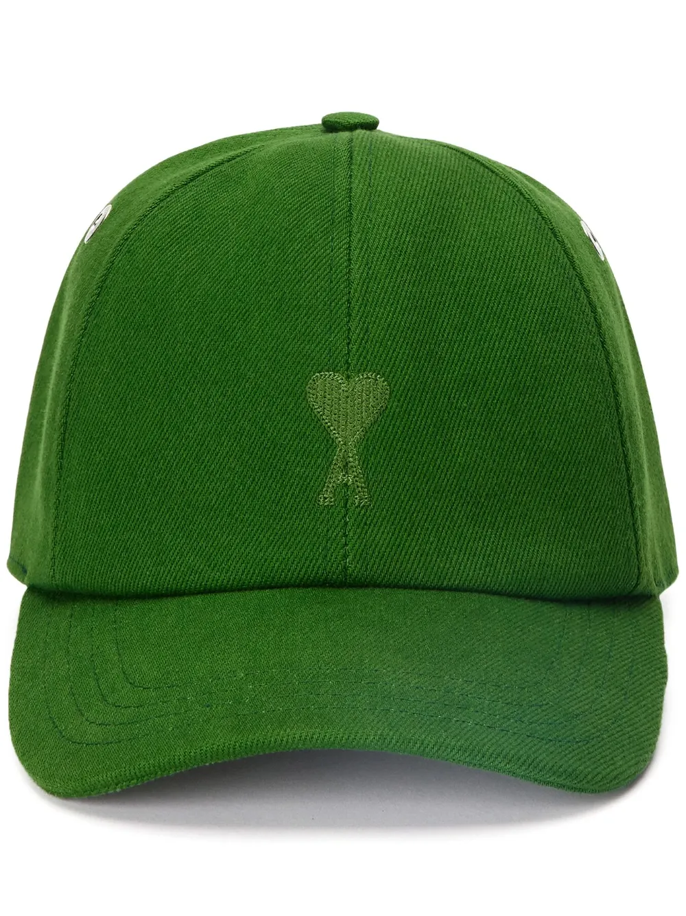 ami paris casquette à logo brodé - vert