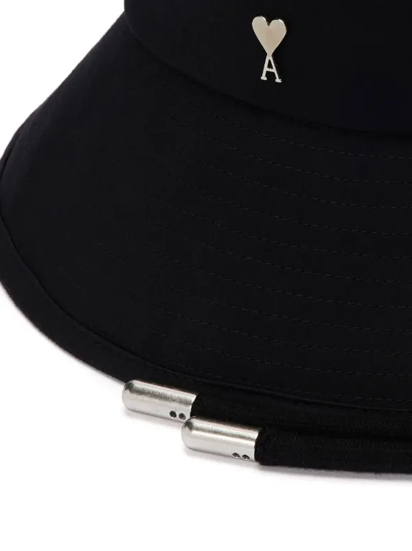 AMI Paris Ami De Coeur Bucket Hat - Farfetch