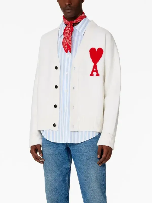 AMI Paris ストライプ シャツ | ブルー | FARFETCH JP