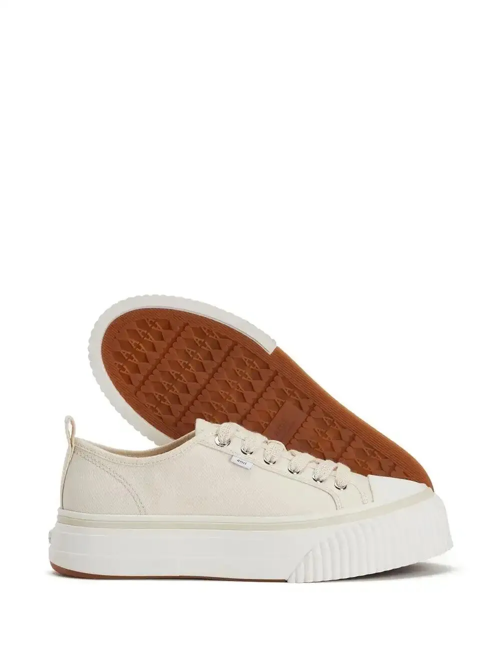  Ami Paris Zapatillas Bajas De Lona - Neutro 