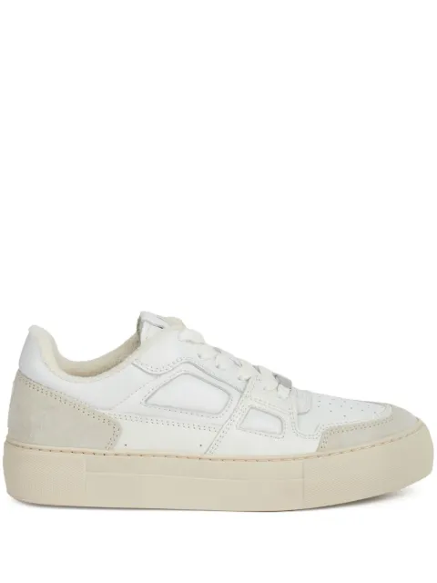 AMI Paris rear logo-patch low-top sneakers