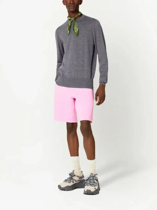 AMI Paris Ami De Coeur Track Shorts | Pink | FARFETCH