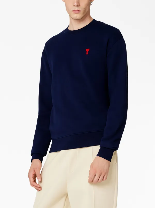 AMI Paris Ami De Coeur スウェットシャツ | ブルー | FARFETCH JP AMI Paris Ami De Coeur スウェットシャツ | ブルー | FARFETCH JP