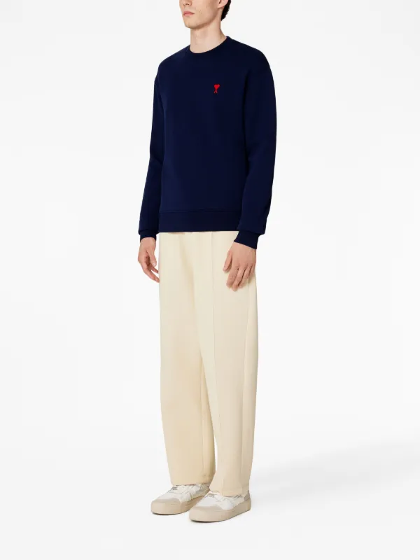 AMI Paris Ami De Coeur スウェットシャツ | ブルー | FARFETCH JP AMI Paris Ami De Coeur スウェットシャツ | ブルー | FARFETCH JP