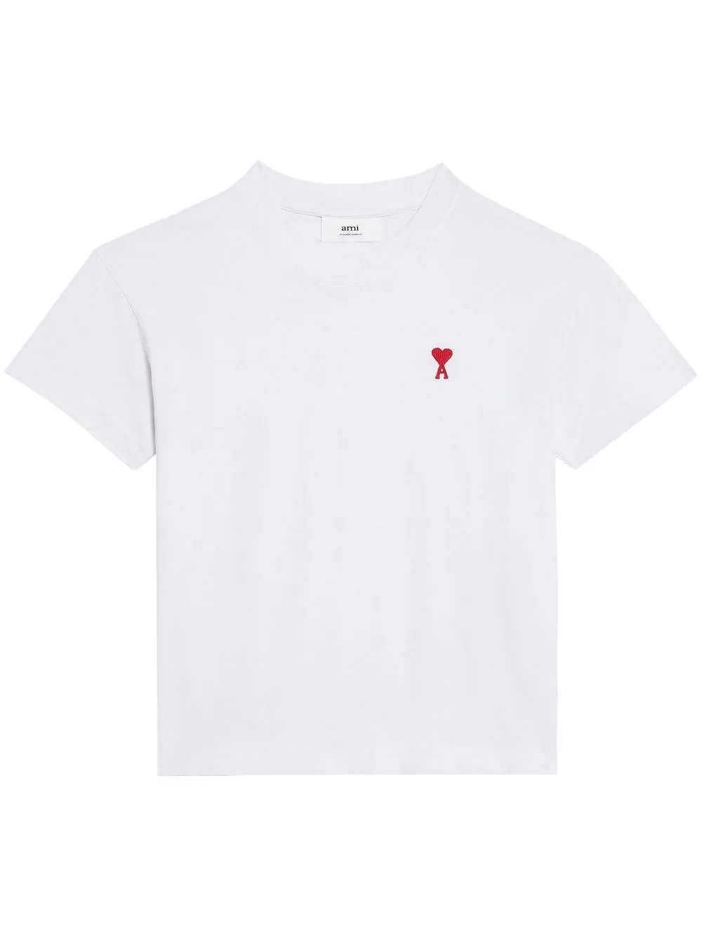 

AMI Paris organic cotton short-sleeve T-shirt - White