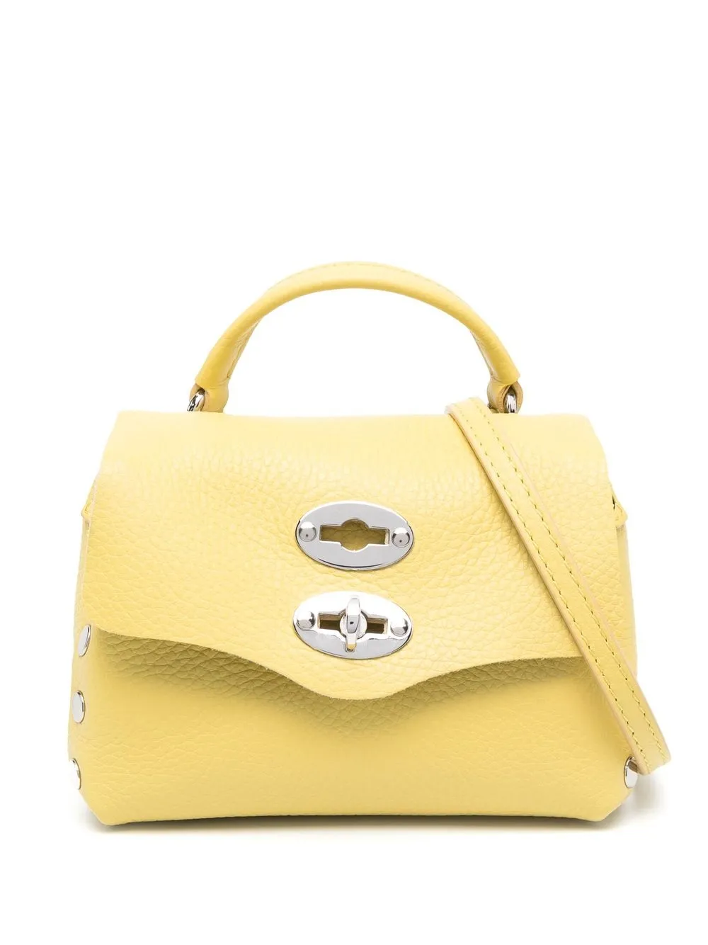 

Zanellato Postina Baby leather tote bag - Yellow