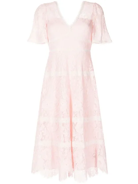 Needle & Thread lace empire line midi dress