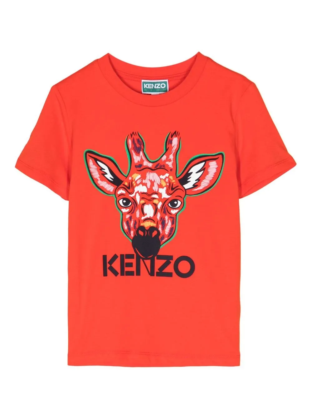 

Kenzo Kids logo-print short-sleeve T-shirt - Orange