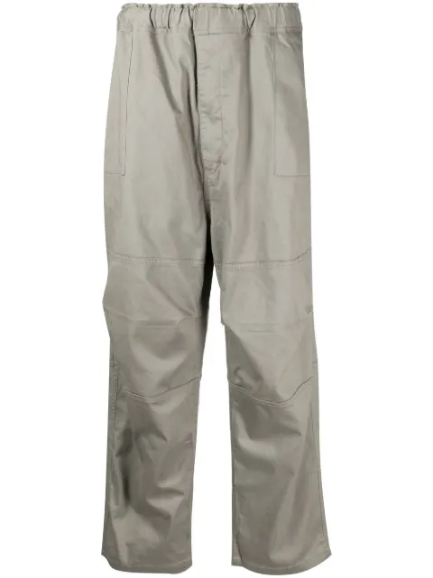 izzue elasticated-waistband detail trousers 