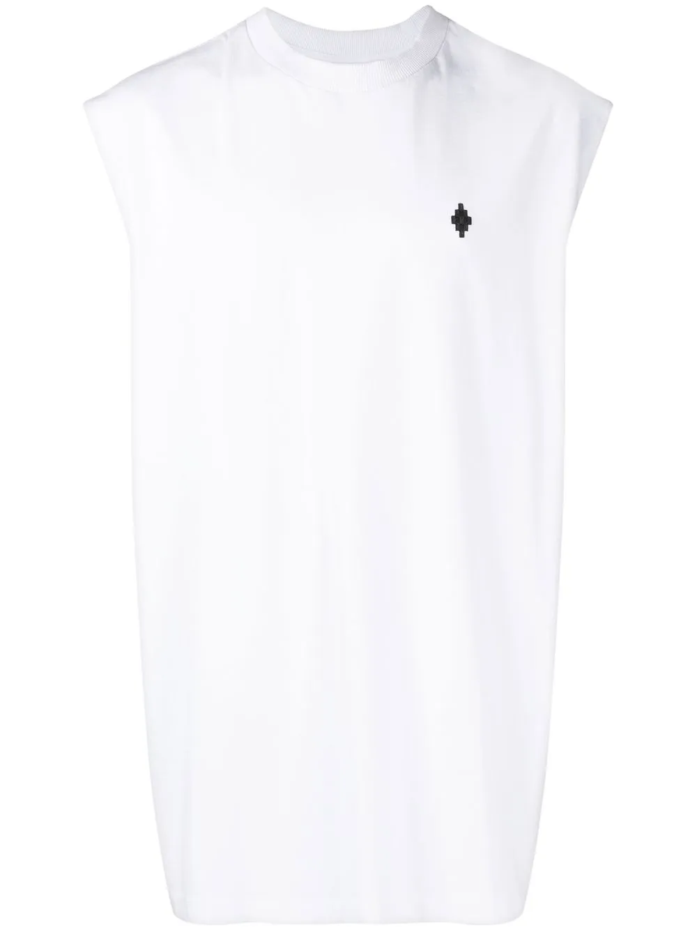 

Marcelo Burlon County of Milan embroidered-logo detail tank top - White