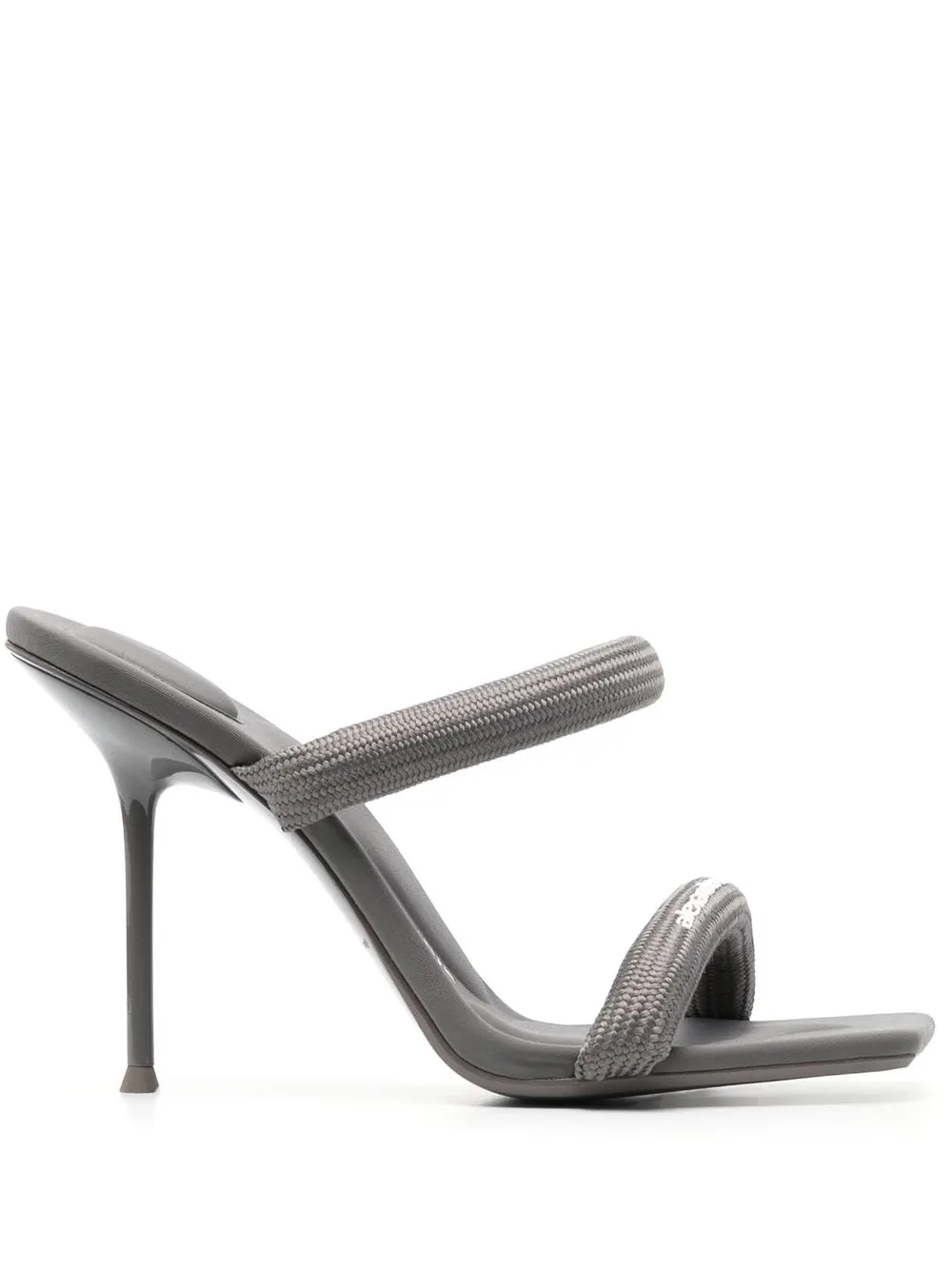 

Alexander Wang sandalias Julie Tubular Webbing con tacón de 105mm - Gris