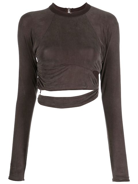 Jacquemus La t-shirt Espelho cut-out crop top