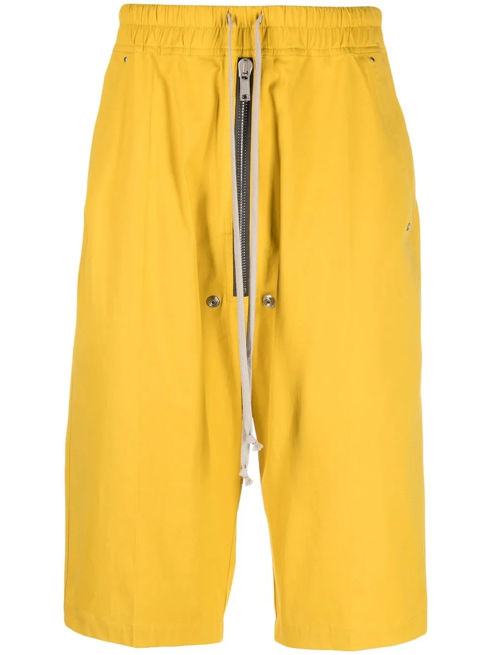 

Rick Owens Bela Pods drop-crotch shorts - Yellow