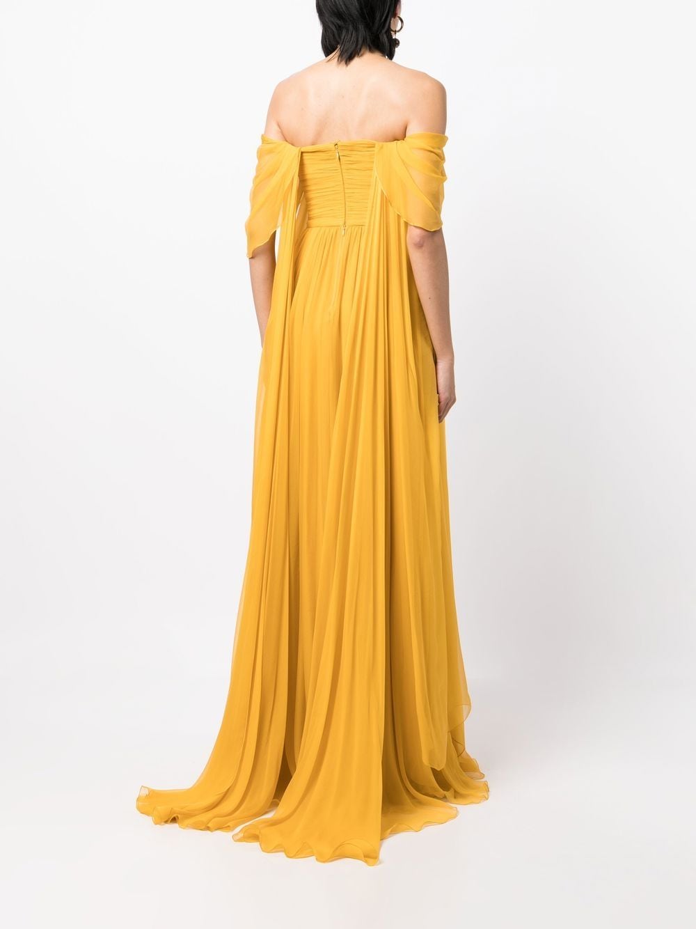 Zuhair Murad off-shoulder Silk Gown - Farfetch