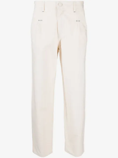 See by Chloé Tapered-Jeans mit Biesen