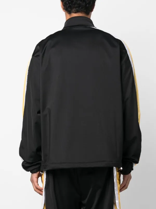 VTMNTS ストライプディテール トラックジャケット | ブラック