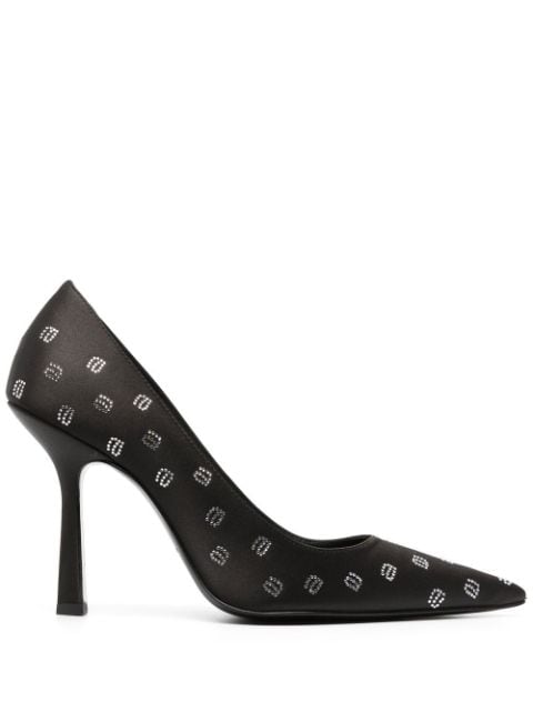 Alexander Wang - monogram-embellished pumps