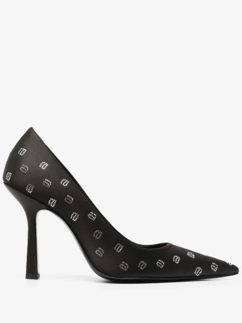 Alexander Wang monogram-embellished pumps