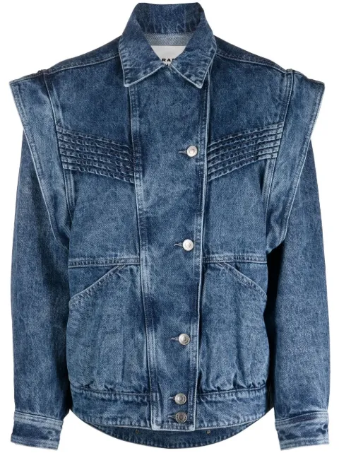 MARANT ÉTOILE detachable-sleeve denim jacket