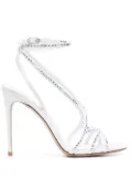 Le Silla Belen 105mm crystal-embellished sandals - White