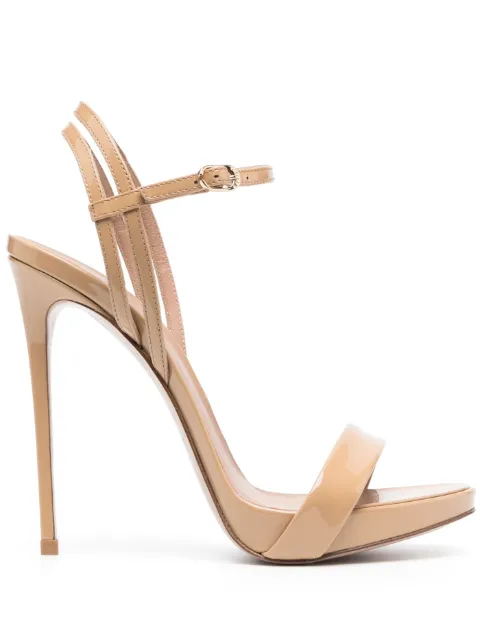 Le Silla Gwen 120mm patent leather sandals