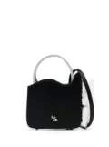 Le Silla Rose rhinestone-embellished mini bag - Black