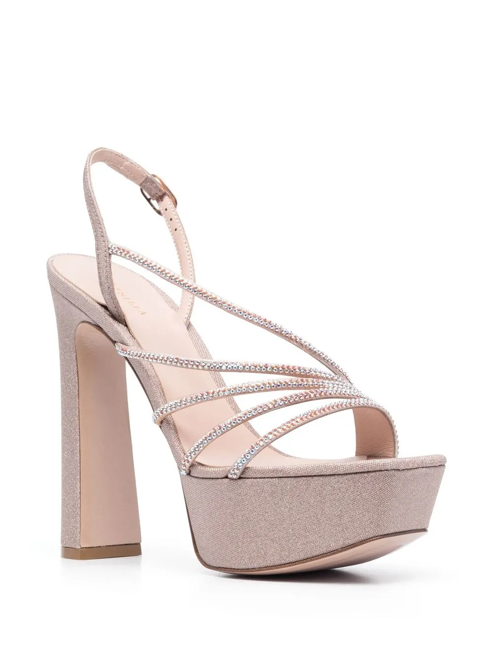 Shop Le Silla Scarlet 150mm Platform Sandals In Pink