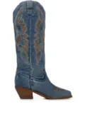 Le Silla 60mm Christine boots - Blue
